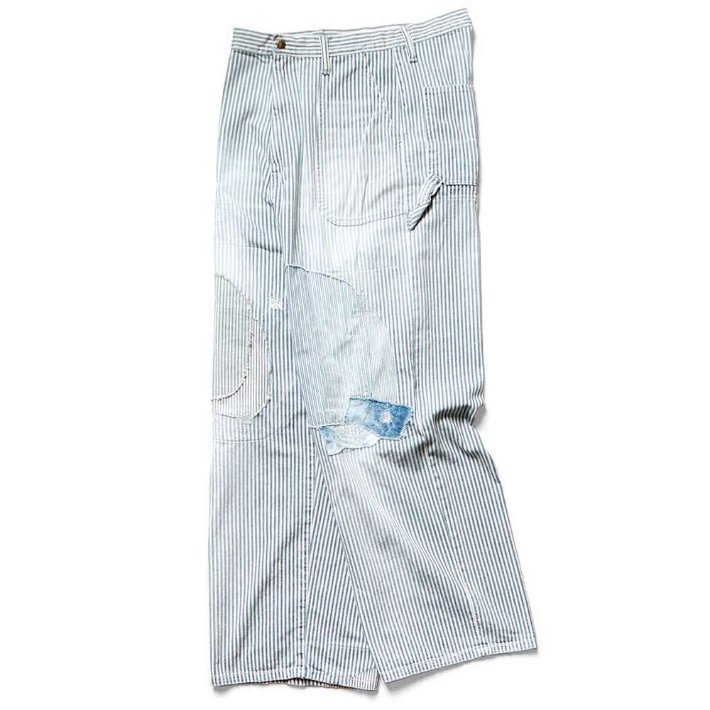 Kapital | 10Oz Hickoree Stripe Painter Port Baggy Pants ( (Champetre Remake) 'Hickoree' - Image 2