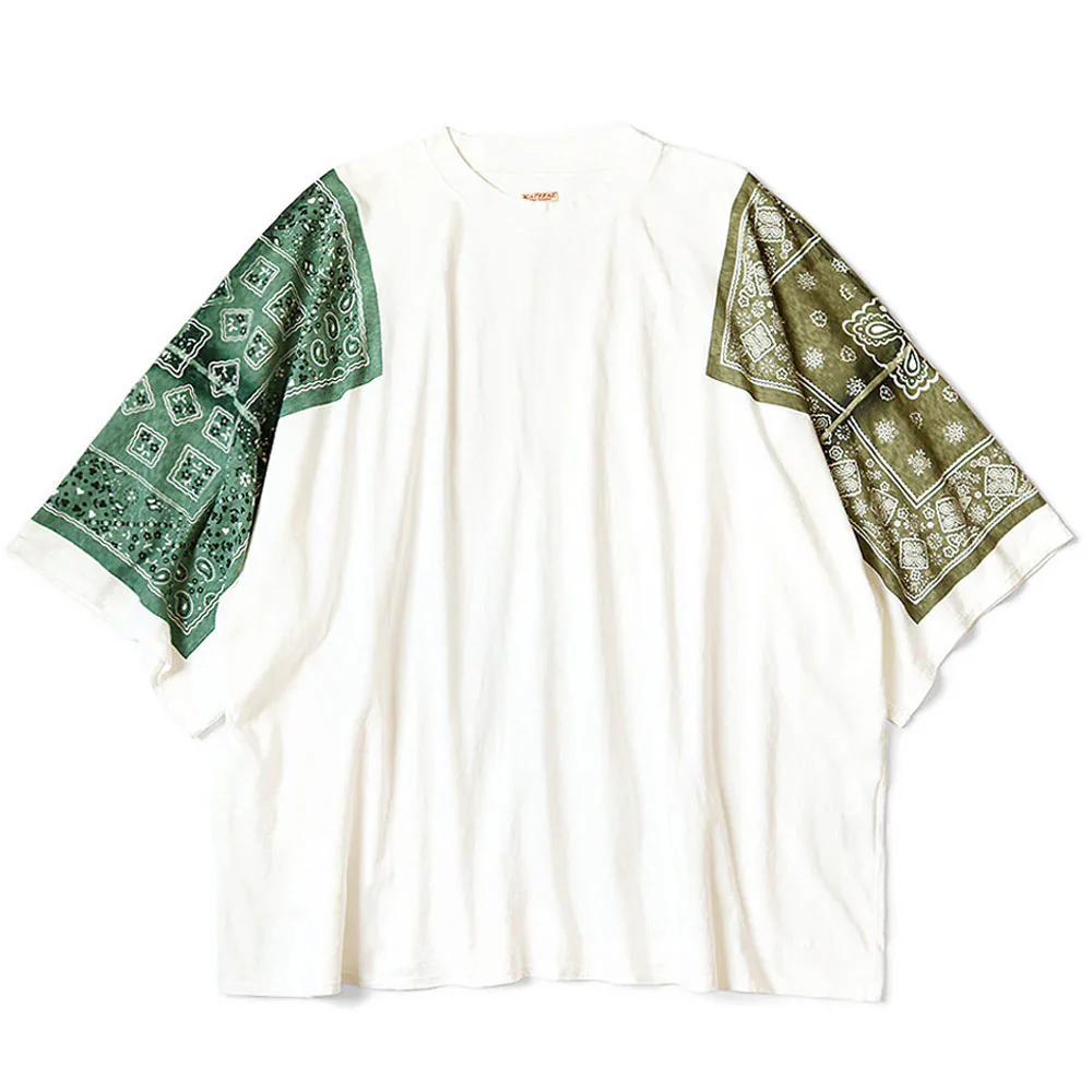 18.5/-Jersey Bandanna Huge T-Shirts (Cookie) 'Khaki'