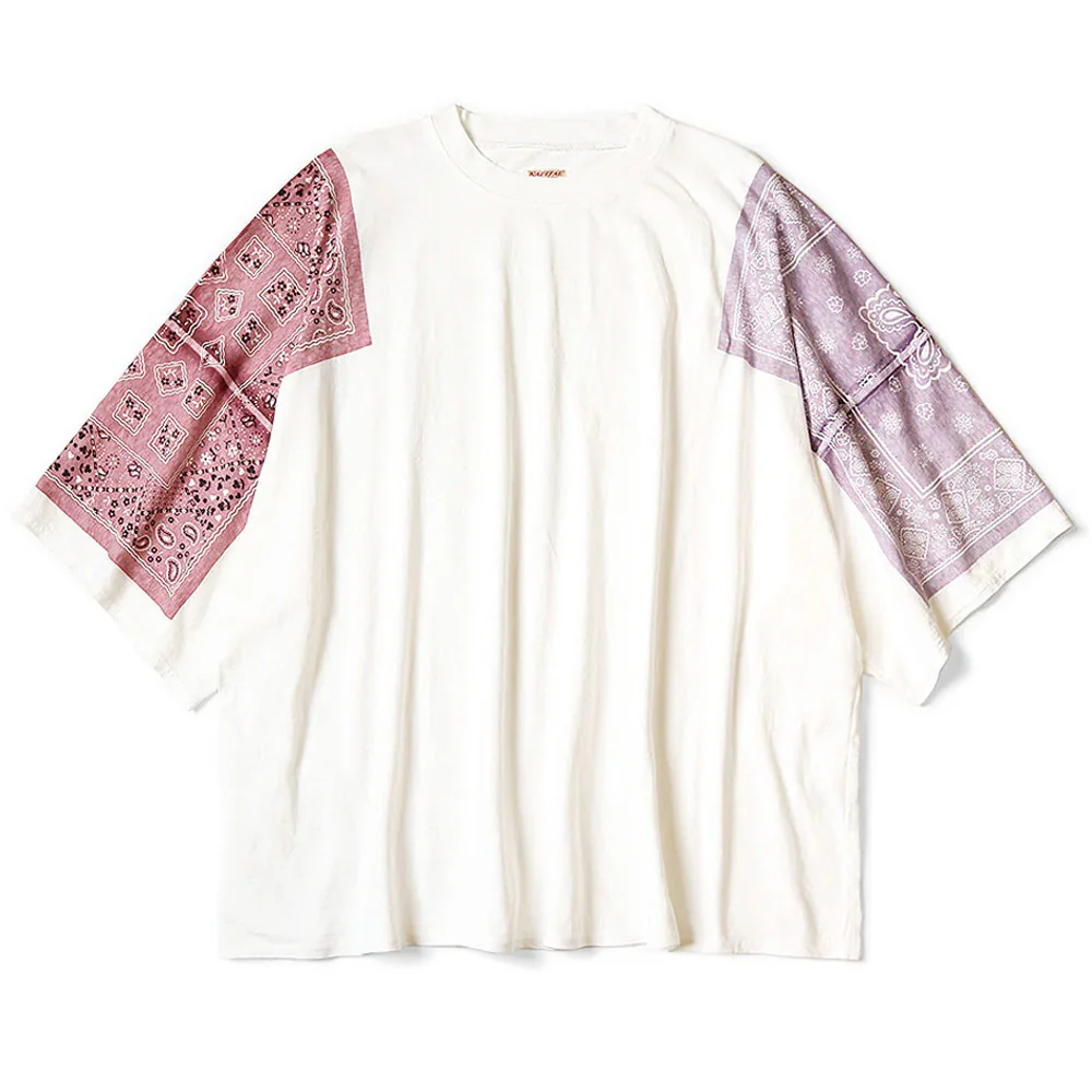 Kapital | 18.5/-Jersey Bandanna Huge T-Shirts (Cookie) 'Purple'