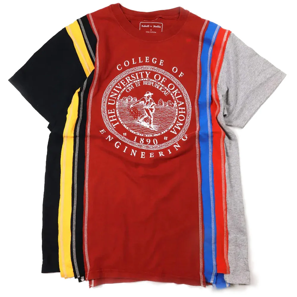 7 Cut S/S Tee - College 'Assorted' - Image 3