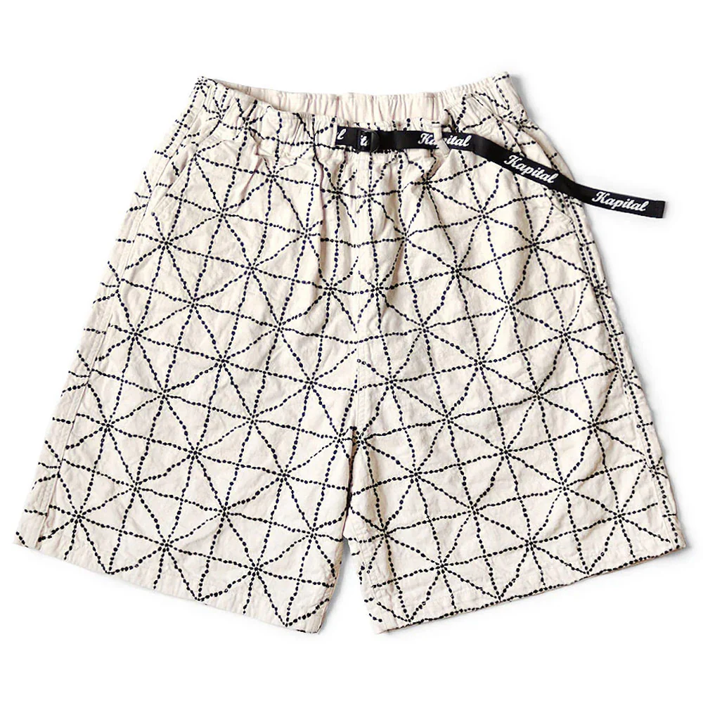 Kapital | 8Oz Denim Folk-Dojo Easy Shorts 'Dark'