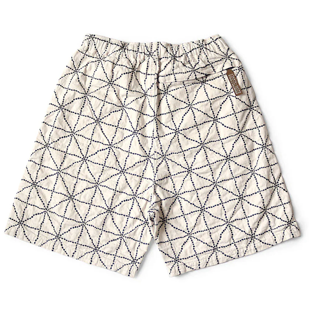 Kapital | 8Oz Denim Folk-Dojo Easy Shorts 'Dark' - Image 3