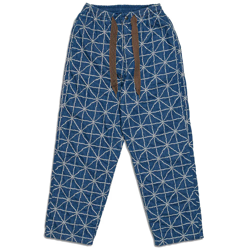 8Oz Denim Folk Dojo W-Knee Easy Baggy Pants 'Midtone'