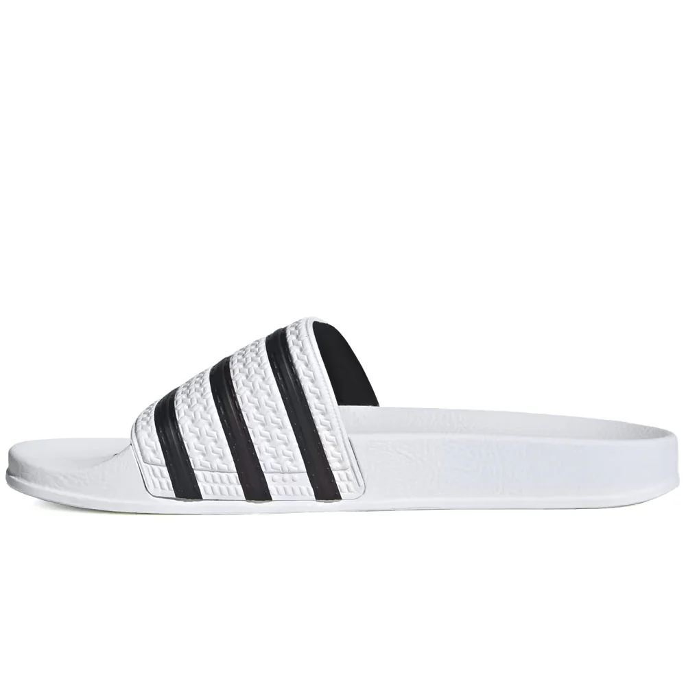 Adilette Slides 'White / Black' - Image 6