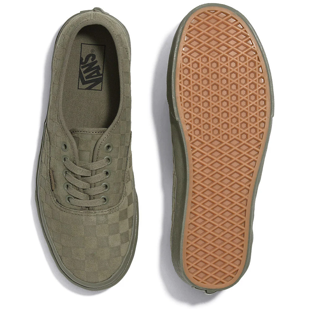 Vans | Authentic Mono Checkerboard 'Olive' - Image 3