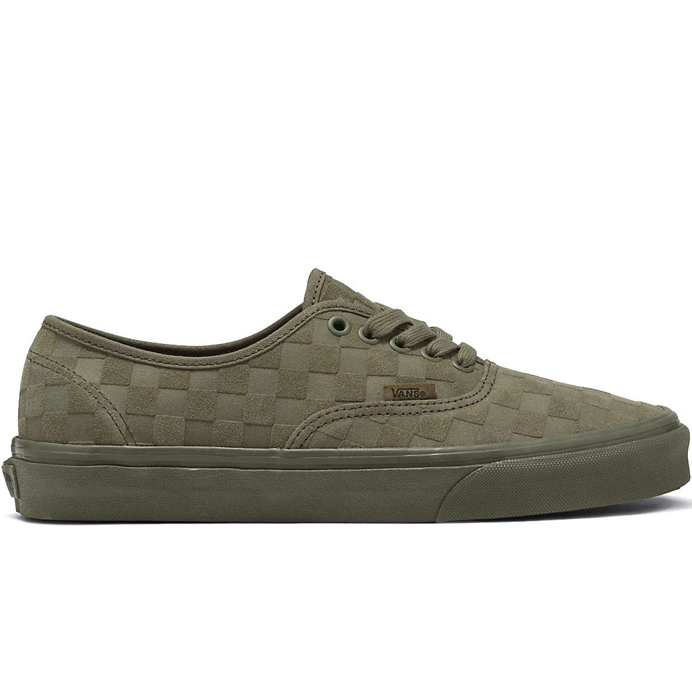 Vans | Authentic Mono Checkerboard 'Olive' - Image 31