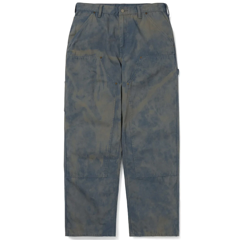 thisisneverthat | Bleached Double Knee Pant 'Blue'