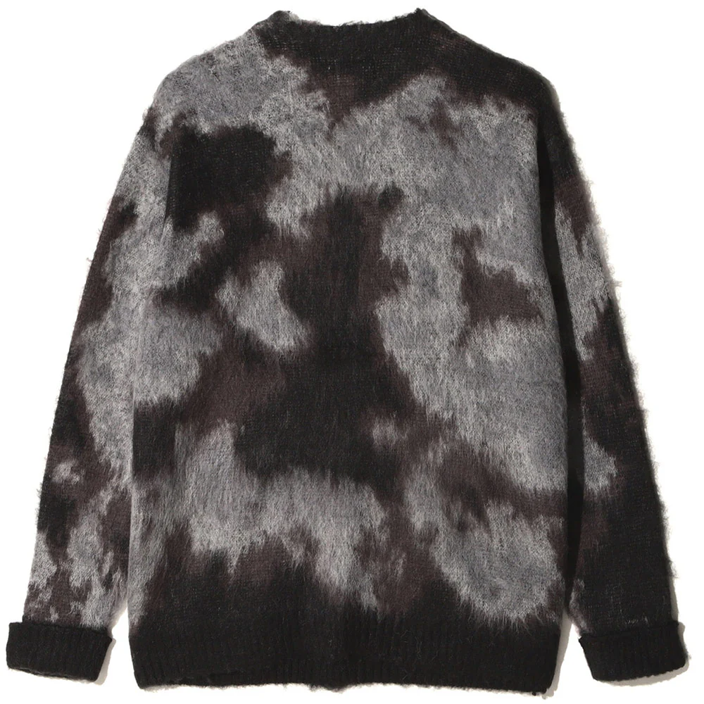 Blurry Jaquard Cardigan 'Black' - Image 2