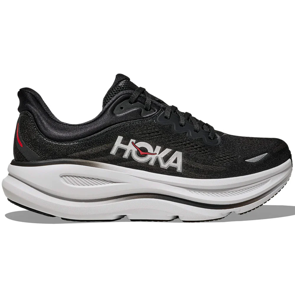 HOKA | Bondi 9 'Black / Vermillion'