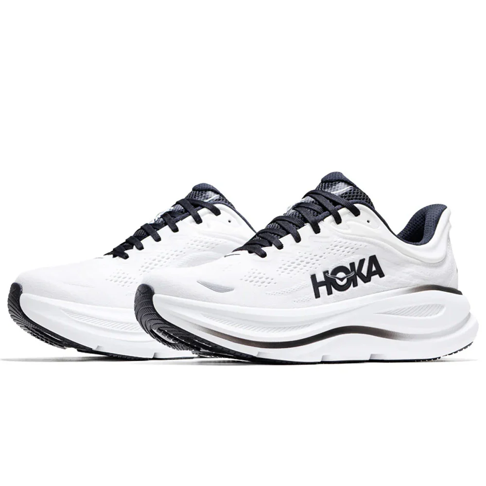 HOKA | Bondi 9 Shoes 'White / Black' - Image 2