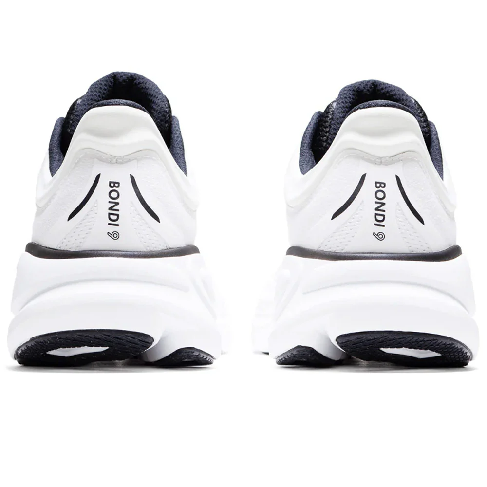 HOKA | Bondi 9 Shoes 'White / Black' - Image 4