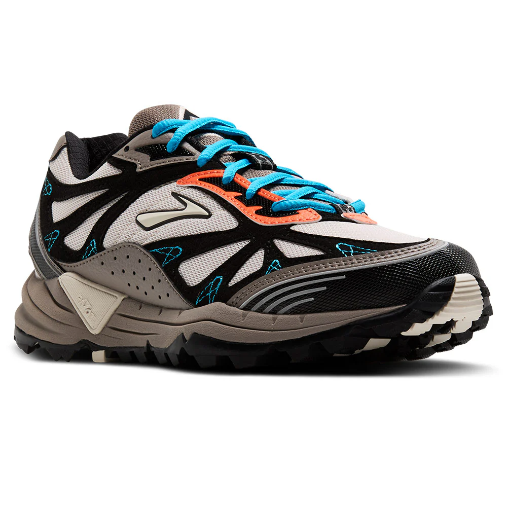 BROOKS | Cascadia 1 Shoes 'Moonbeam / Black / Camellia' - Image 3