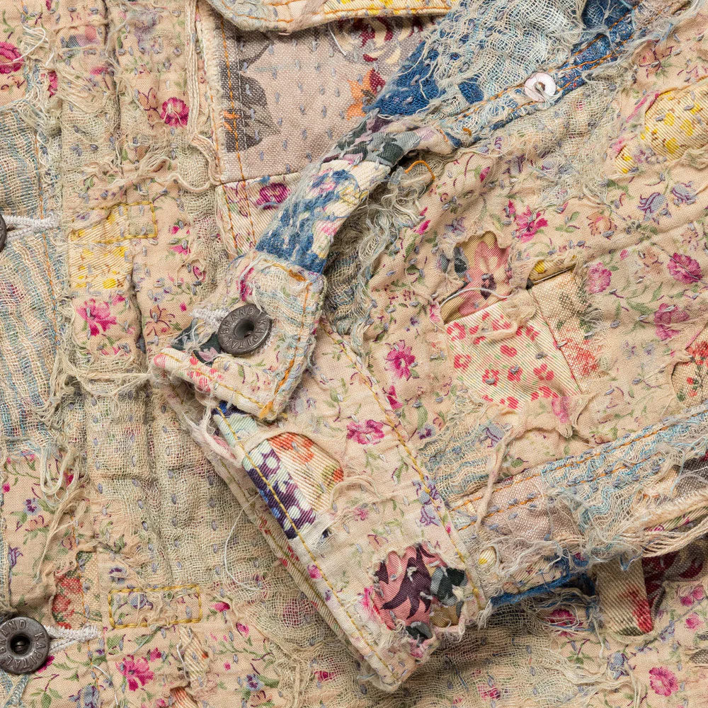 Kapital | Champetre Boro Spring Jacket 'Gray-Beige' - Image 3