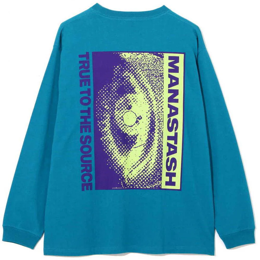Manastash | Citee Long Sleeve Tee Eye 'Turquoise' - Image 2