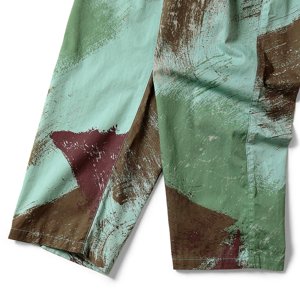 Kapital | Combed Burberry Brush-Camo Easy Pants 'Turquoise' - Image 7
