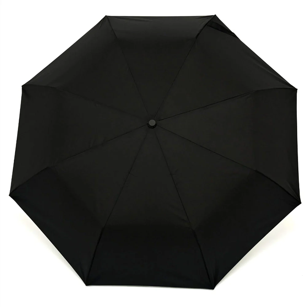 Compact Eco-Friendly Wind Resistant Umbrella 'Black' - Image 5