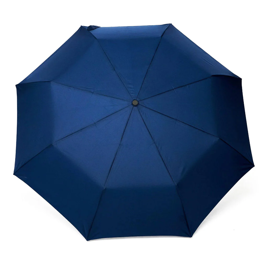 Compact Eco-Friendly Wind Resistant Umbrella 'Navy' - Image 3