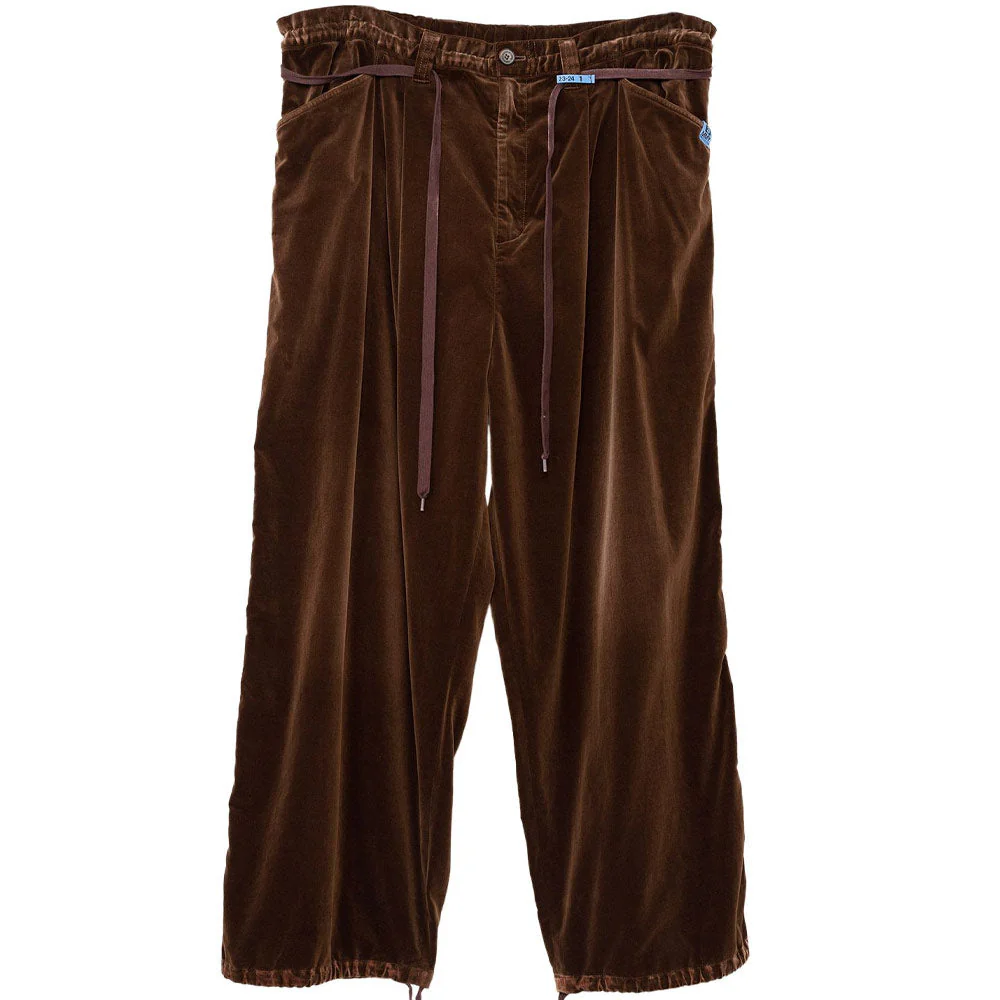 Maison MIHARA YASUHIRO | Cotton Velveteen Trousers 'Brown' - Image 6