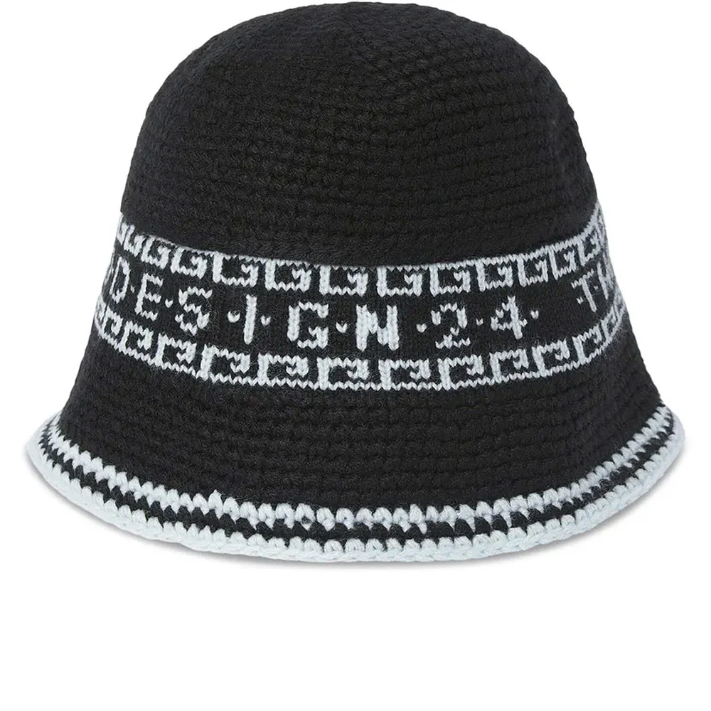 thisisneverthat | Crochet Bucket Hat 'Black' - Image 2