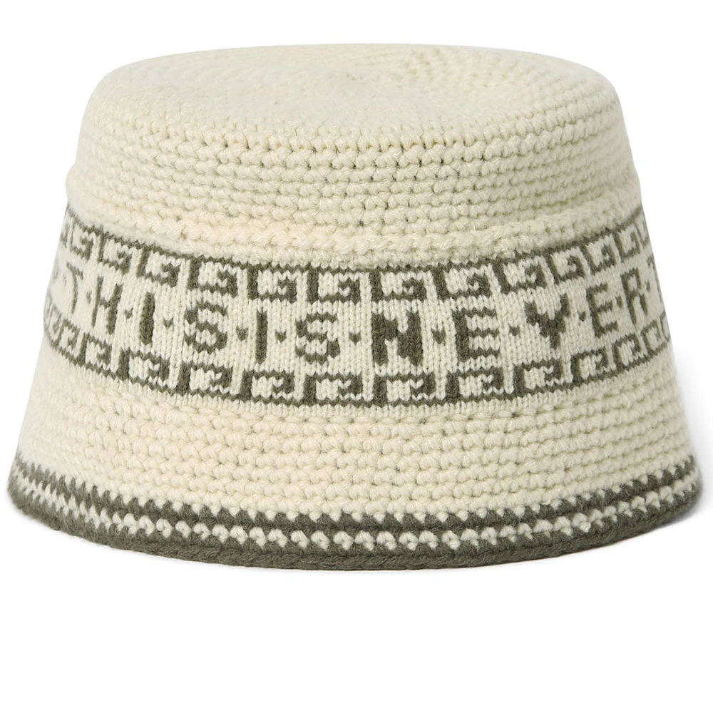 Crochet Bucket Hat 'Ivory' - Image 2