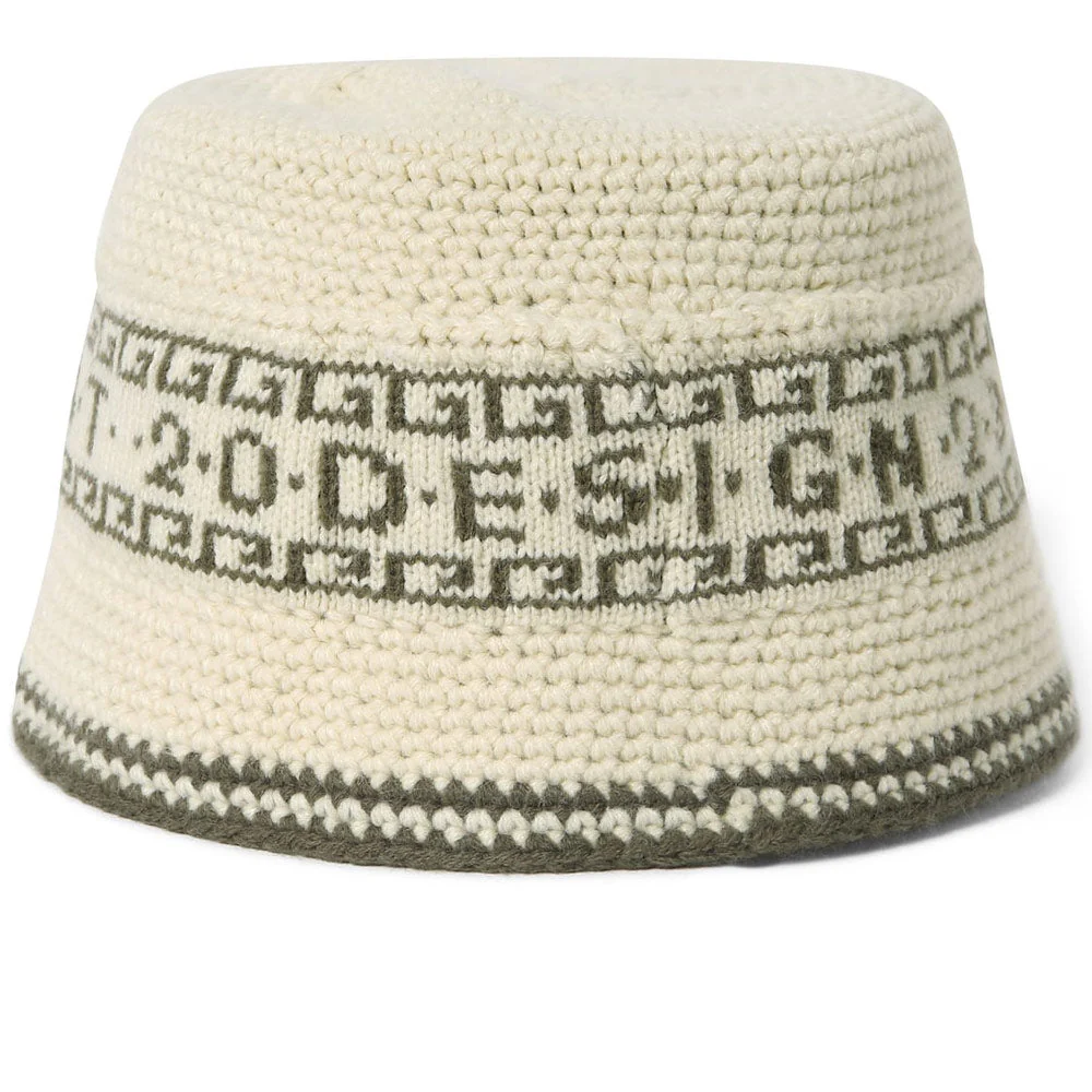 Crochet Bucket Hat 'Ivory' - Image 3