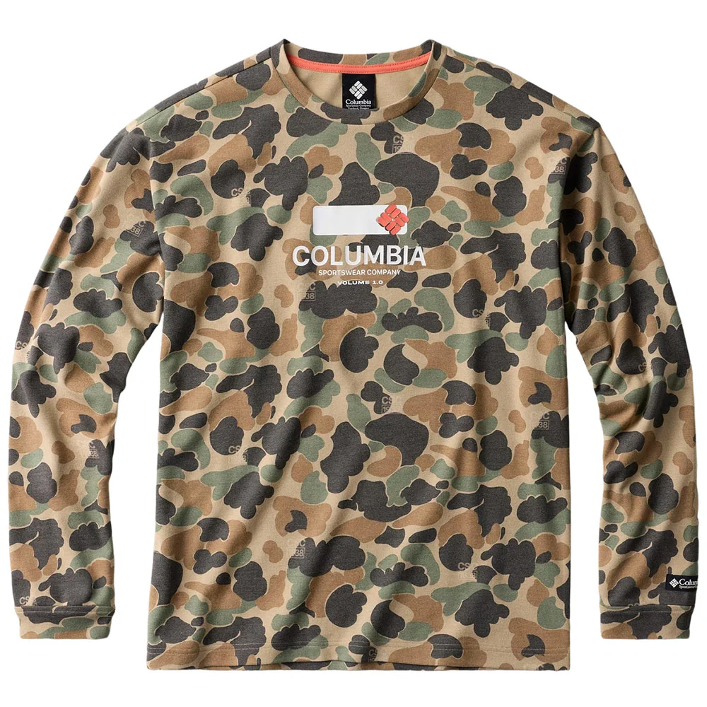 Columbia CSC 1938 Printed Long Sleeve Tee 'British Tan Duck Camo'