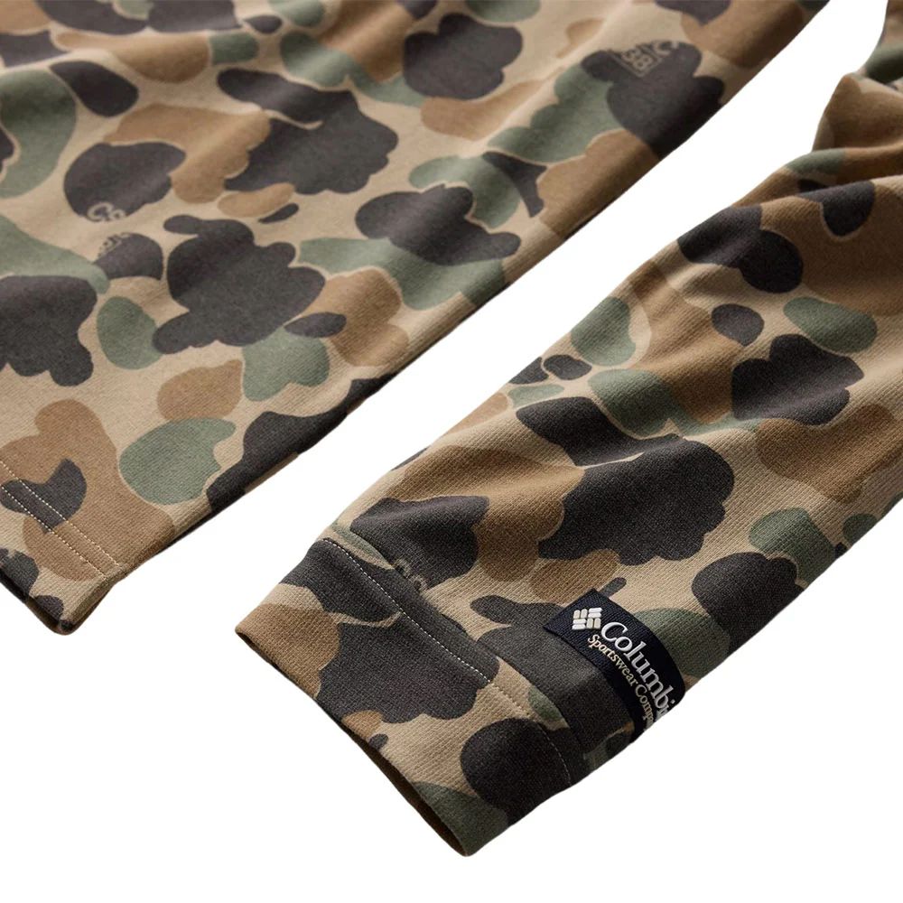 Columbia CSC 1938 Printed Long Sleeve Tee 'British Tan Duck Camo' - Image 4