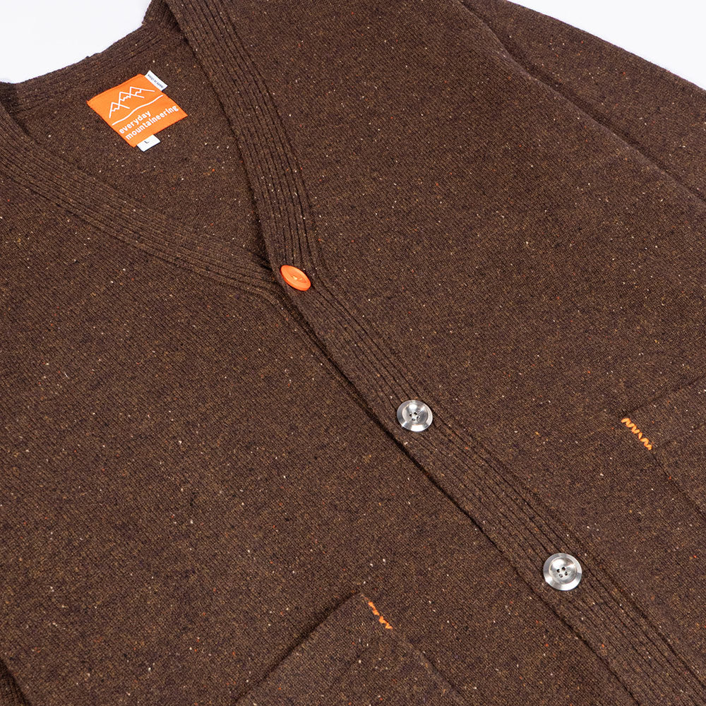 Everyday Mountaineering | x Dangle Supply Studio Cardigan 'Brown' - Image 2