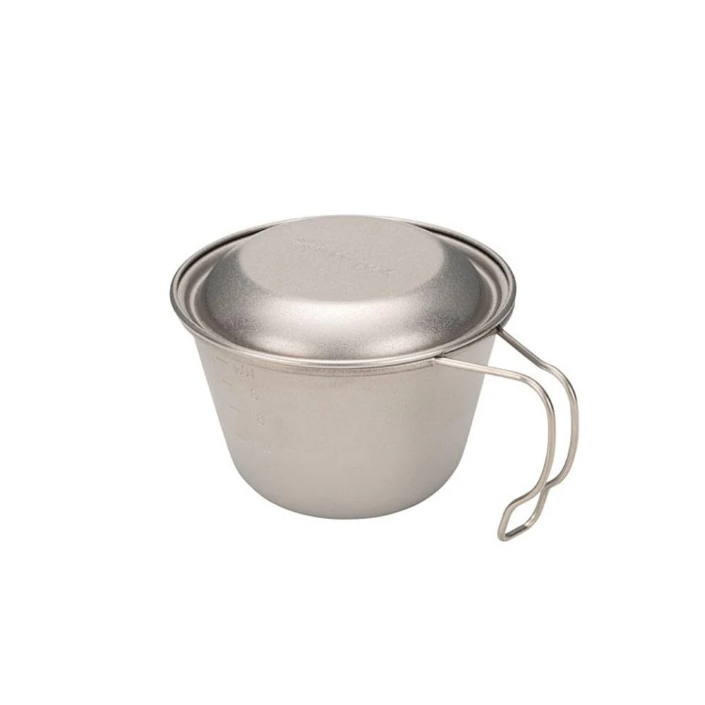 Snow Peak | Deep Titanium Backpacker'S Cup With Lid