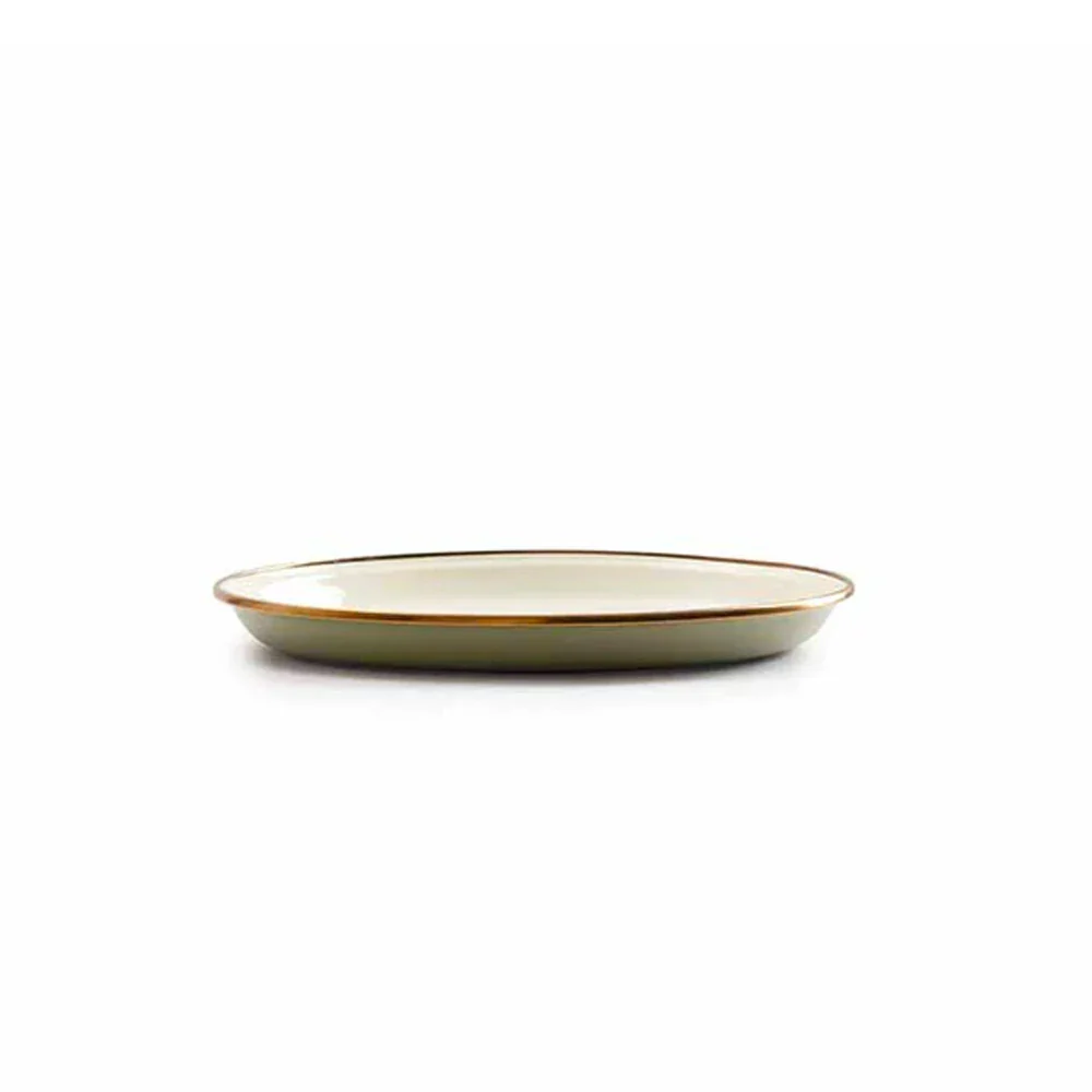 Barebones | Enamel 2-Tone Deep Plate Set 'Olive Drab' - Image 8