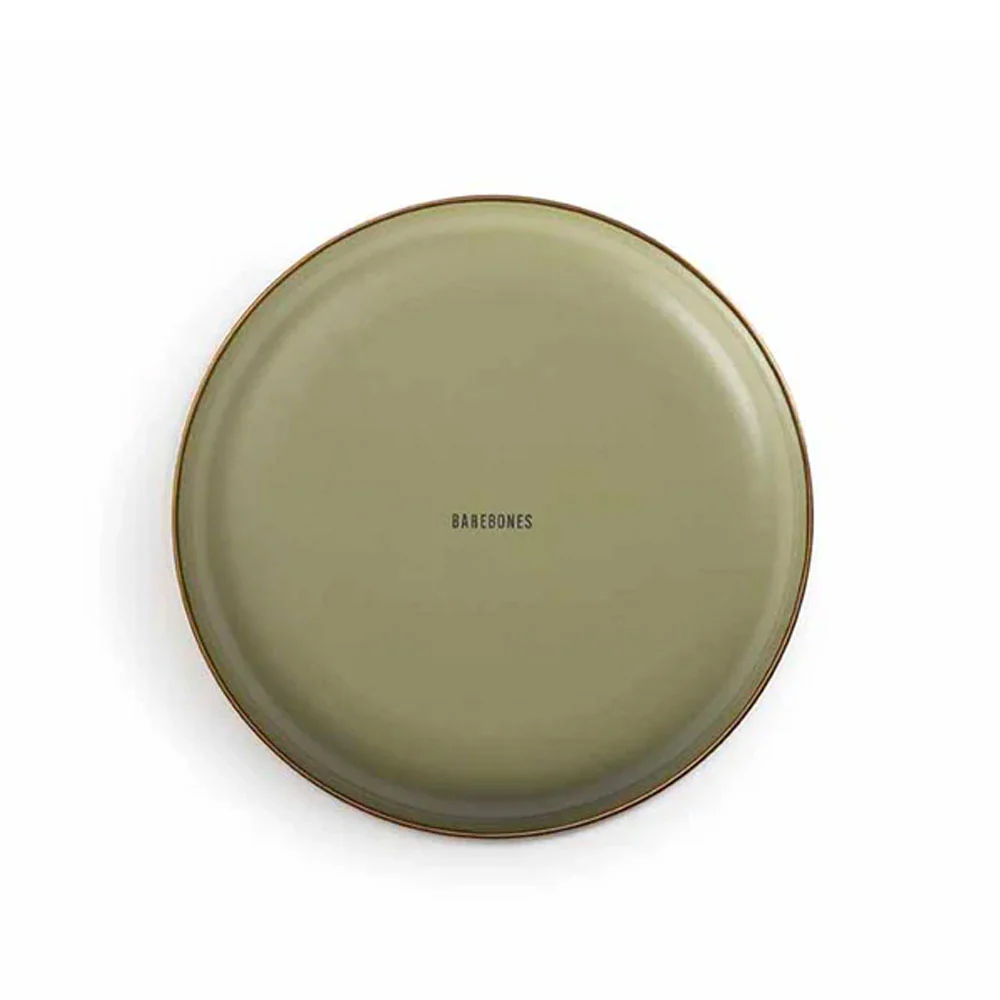 Barebones | Enamel 2-Tone Deep Plate Set 'Olive Drab' - Image 9