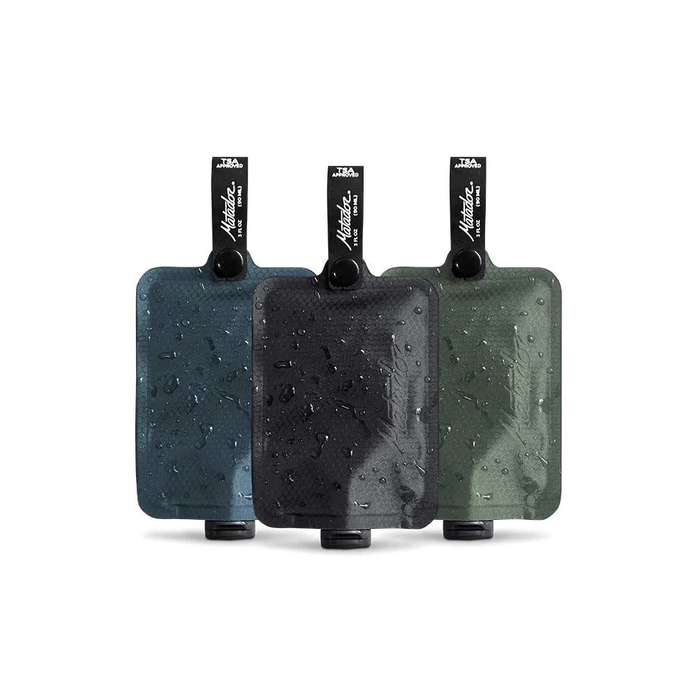 FlatPak Toiletry Bottle 3-Pack 'Multi'