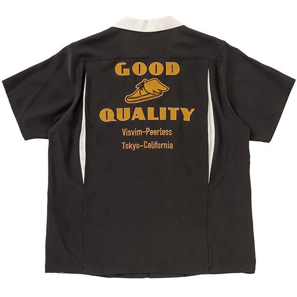 Hacking Shirt S/S (Silk) 'Black' - Image 2