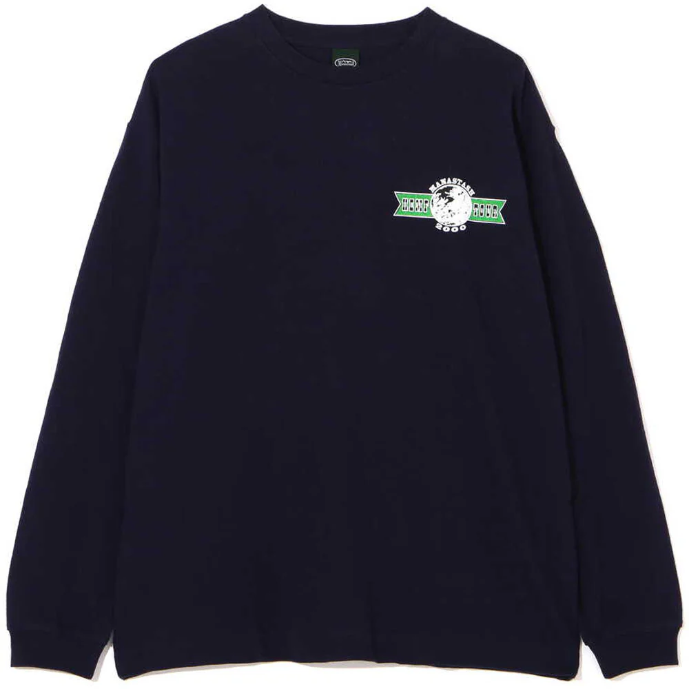 Manastash | Hemp Long Sleeve Tee Hemp Tour 2000 'Navy'
