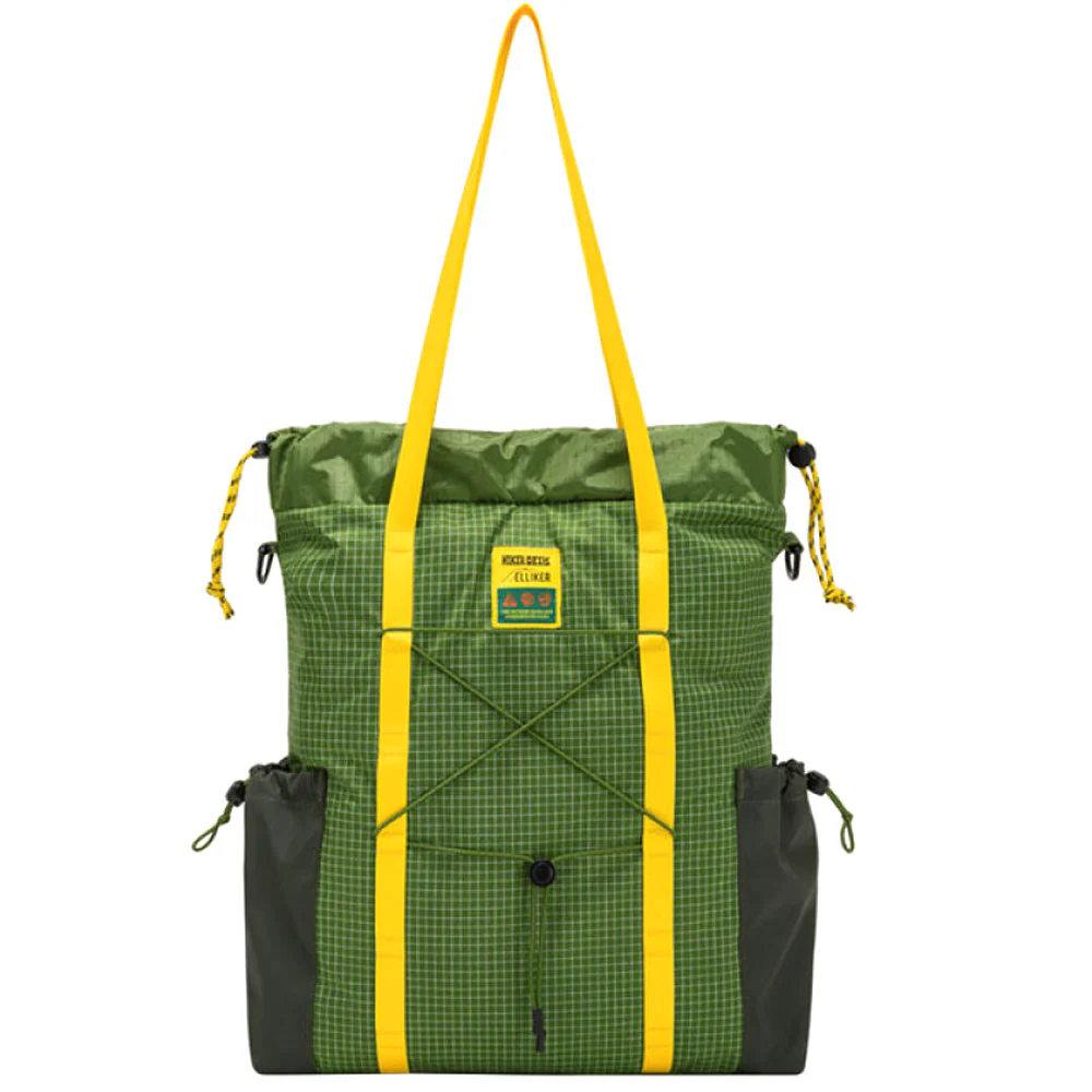 ELLIKER | x Hikerdelic Carston Tote Bag 'Green / Yellow'