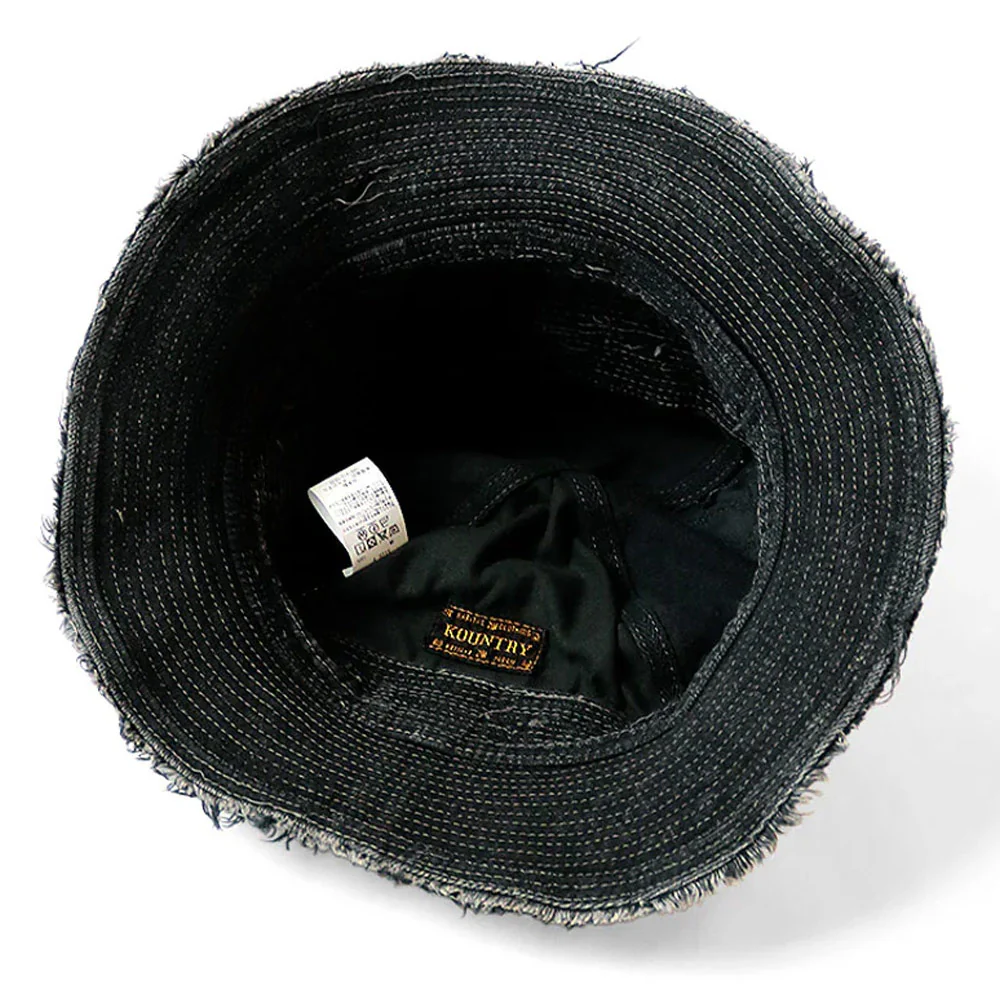 11.5Ozblkxblk Denim The Old Man And The Sea Hat(Crash 'Black' - Image 5
