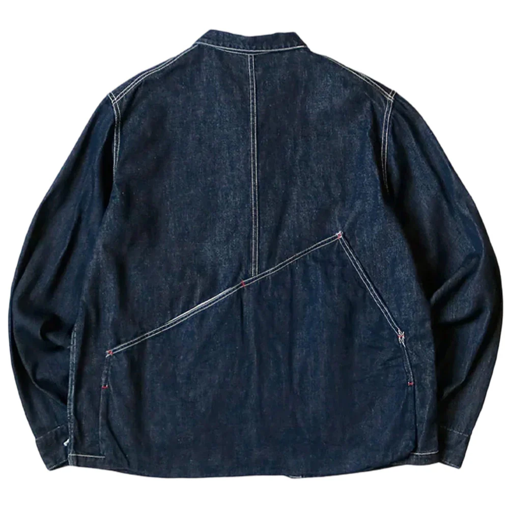11.5Oz Denim X 8Oz Denim Ringoman Coverall 'Indigo' - Image 2