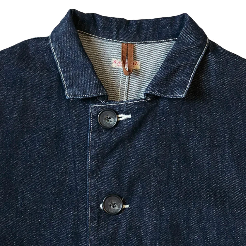 11.5Oz Denim X 8Oz Denim Ringoman Coverall 'Indigo' - Image 3