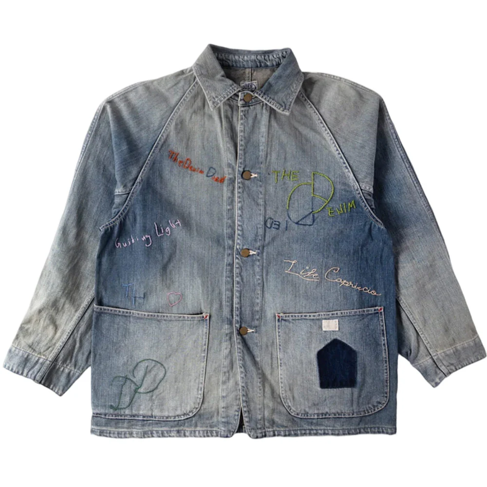 Kapital | 12Oz Denim Cactus Coverall (Memorial Embroidery 'Pro'