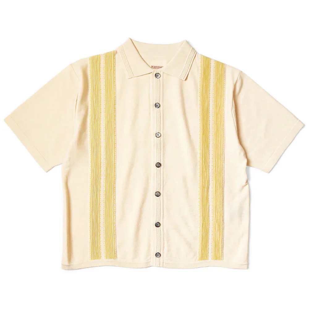 14G Cotton Knit Tennessee Aloha Polo 'Ecru'