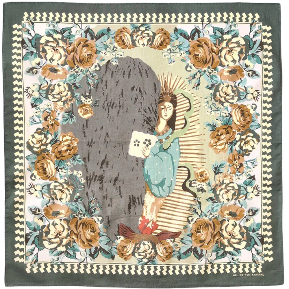 Kapital | Color Bandanna (A.Ma.Te.Ra.Su) 'Khaki'