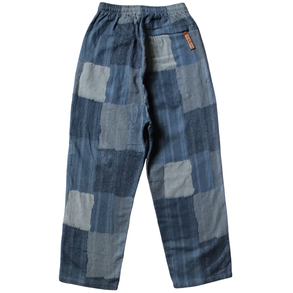 Cotton Linen Tugihagi Easy Pants 'Navy' - Image 2