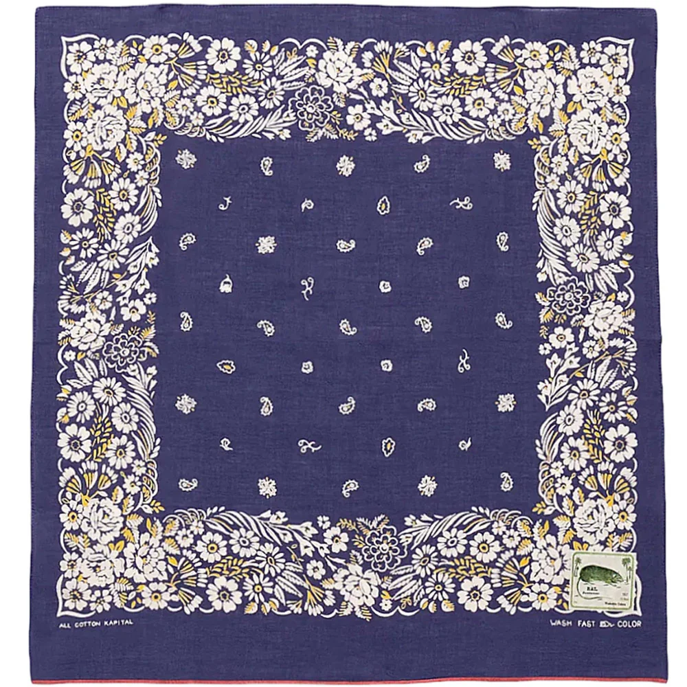 Fastcolor Selvedge Bandanna (Churchill Garden) 'Purple'