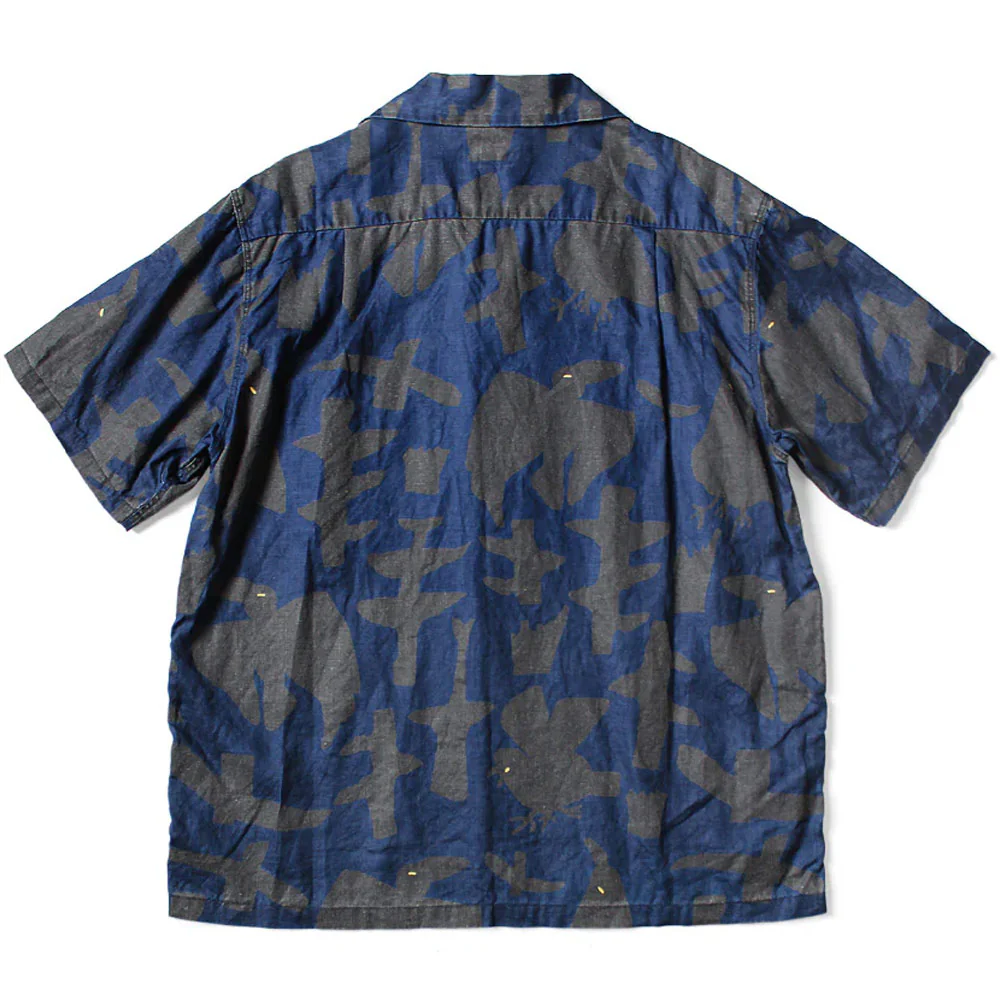 French Cloth Linen Guiding Light Raven-Dye Aloha 'Indigo' - Image 2