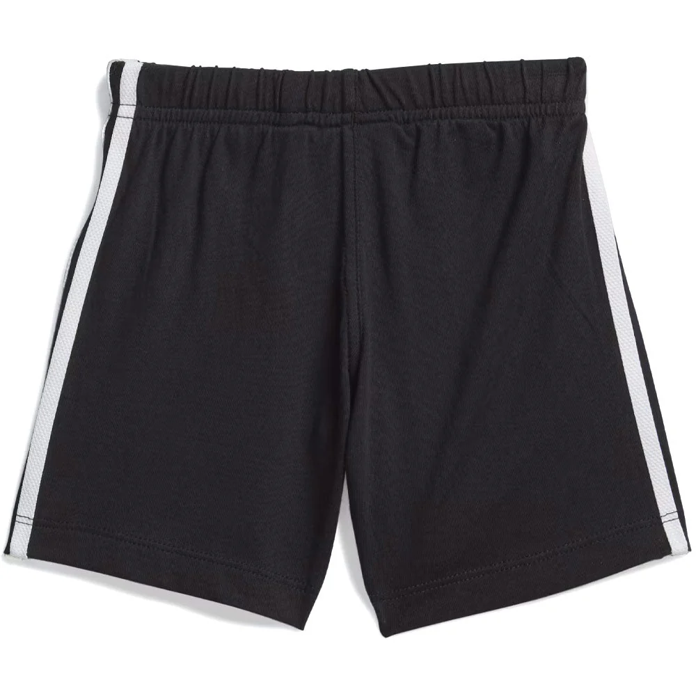 Kid's Trefoil Shorts Tee Short Sleeve Set 'White / Black' - Image 5