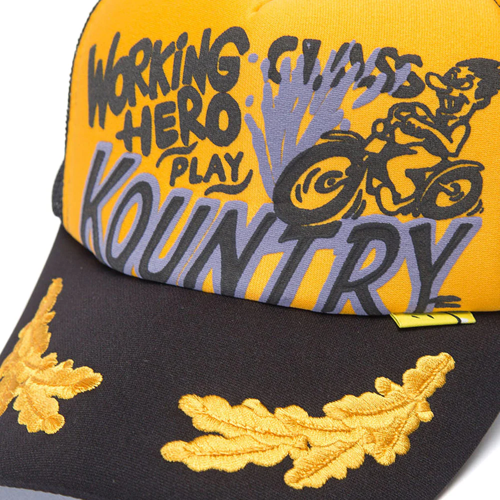 Kapital | Kountry Racer Truck Cap 'Orange / Black' - Image 5