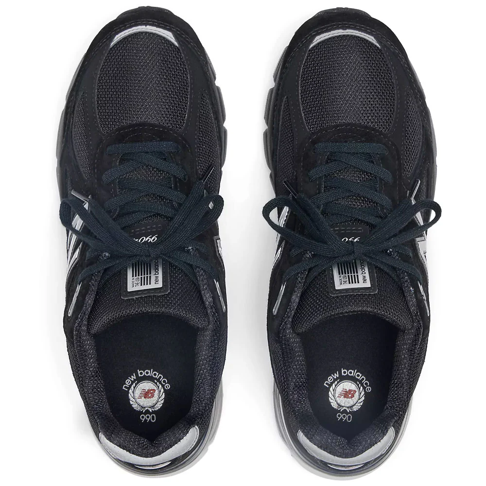 New Balance | Made in USA 990v4 D 'Black / Silver' - Image 3