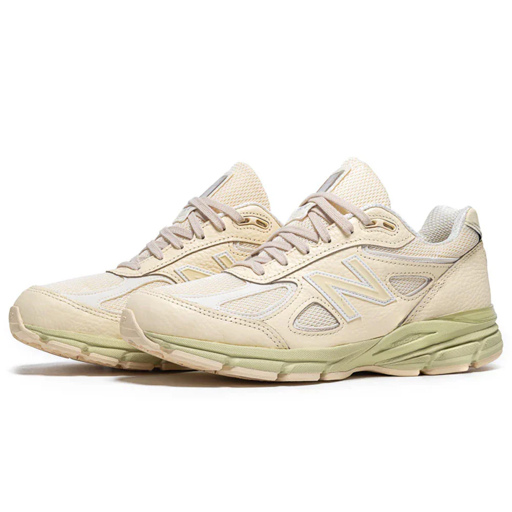 New Balance | Made in USA 990v4 D Sneakers 'Macadamia Nut' - Image 2
