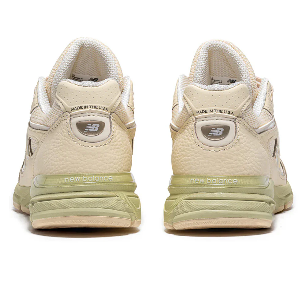 New Balance | Made in USA 990v4 D Sneakers 'Macadamia Nut' - Image 3