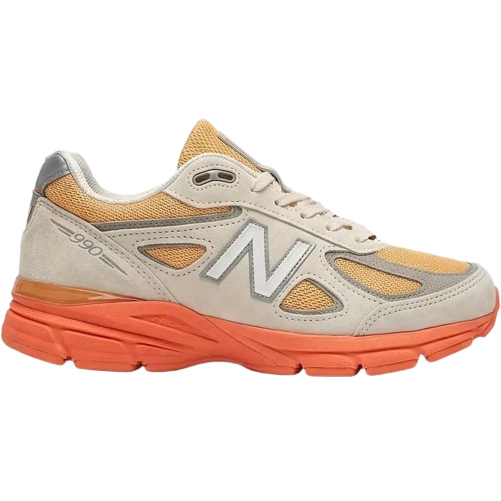 New Balance | Made in USA 990v4 D 'Moonbeam/Tangerine-Heat Dried Orange'